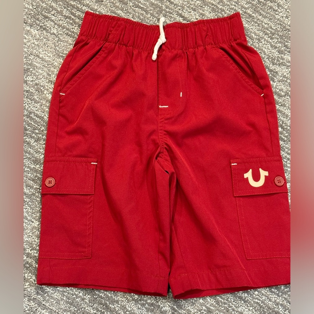 True Religion Boys Small Swim Suit Trunks Shorts